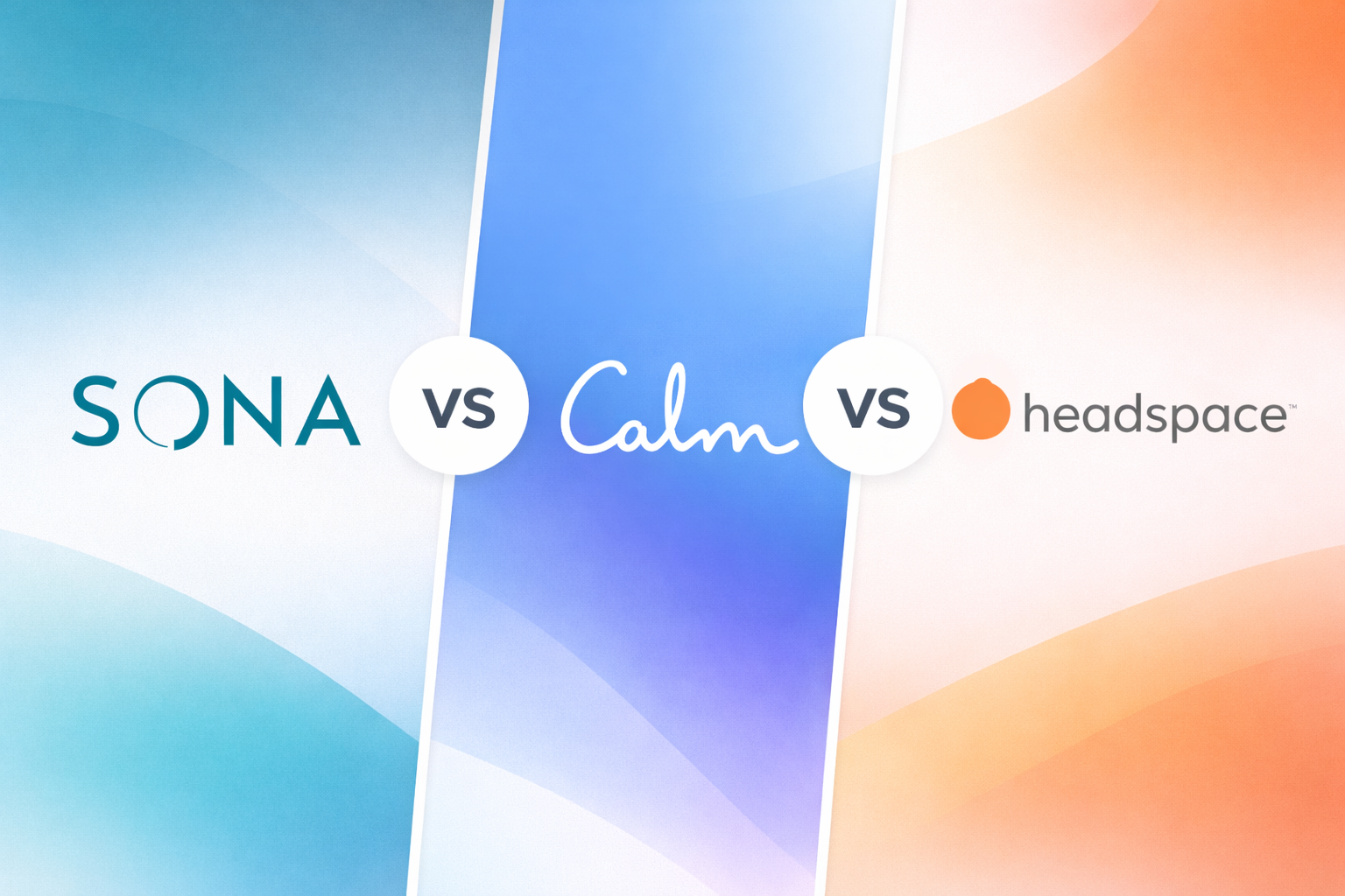Sona vs Calm vs Headspace 2026: VNS Device vs Meditation Apps Compared